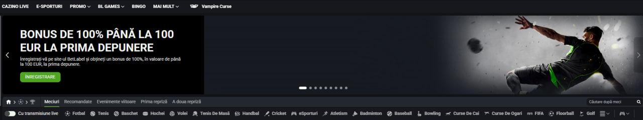 Betlabel ofertă casino